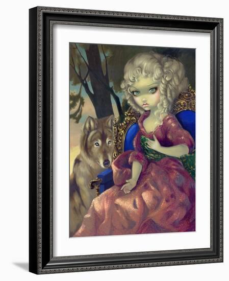 Loup-Garou:? L'Aube-Jasmine Becket-Griffith-Framed Art Print