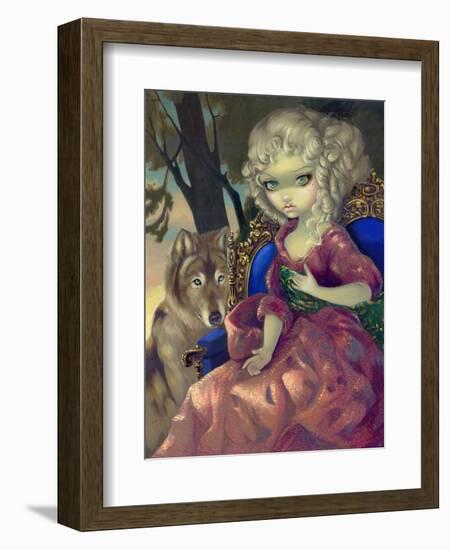 Loup-Garou:? L'Aube-Jasmine Becket-Griffith-Framed Art Print