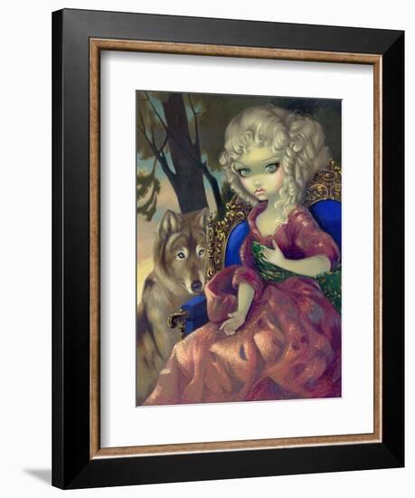 Loup-Garou:? L'Aube-Jasmine Becket-Griffith-Framed Art Print