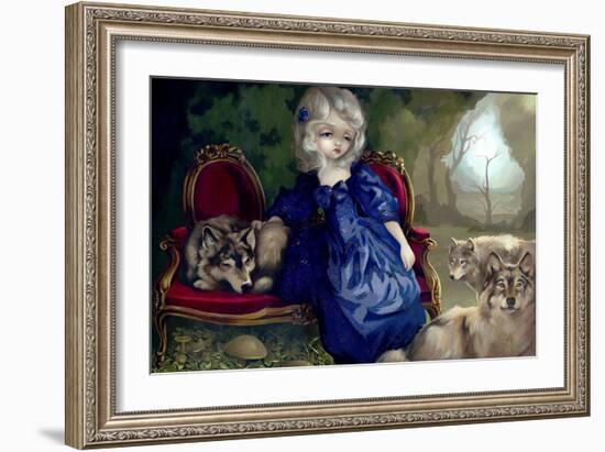 Loup-Garou:? La Tristesse-Jasmine Becket-Griffith-Framed Art Print