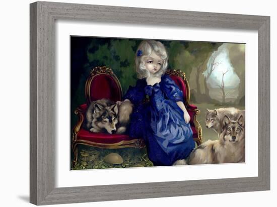 Loup-Garou:? La Tristesse-Jasmine Becket-Griffith-Framed Art Print