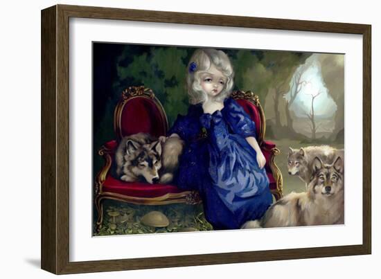 Loup-Garou:? La Tristesse-Jasmine Becket-Griffith-Framed Art Print