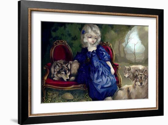 Loup-Garou:? La Tristesse-Jasmine Becket-Griffith-Framed Art Print