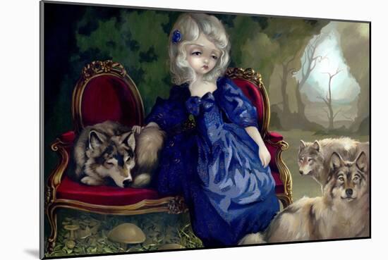 Loup-Garou:? La Tristesse-Jasmine Becket-Griffith-Mounted Art Print