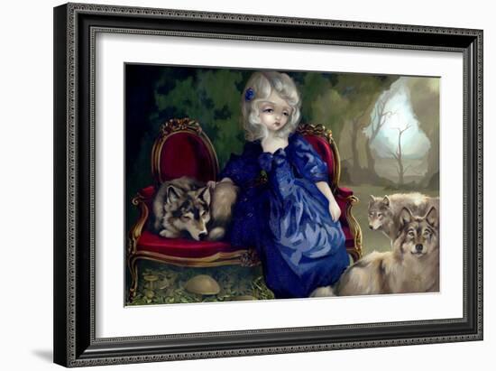 Loup-Garou:? La Tristesse-Jasmine Becket-Griffith-Framed Art Print