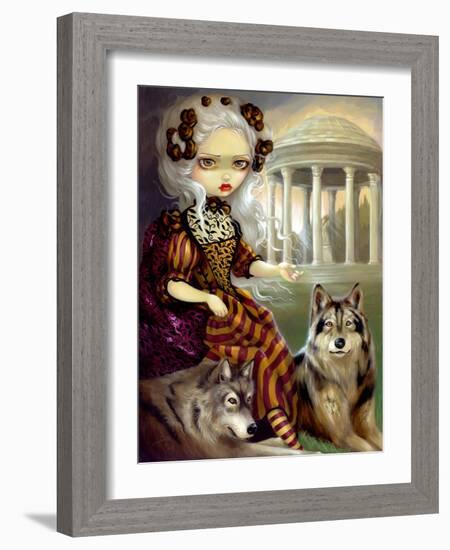 Loup-Garou: Le Temple-Jasmine Becket-Griffith-Framed Art Print