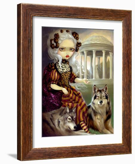 Loup-Garou: Le Temple-Jasmine Becket-Griffith-Framed Art Print