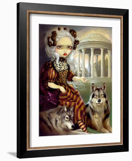 Loup-Garou: Le Temple-Jasmine Becket-Griffith-Framed Art Print