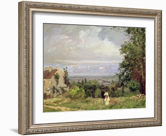 Louveciennes, 1870-Camille Pissarro-Framed Giclee Print