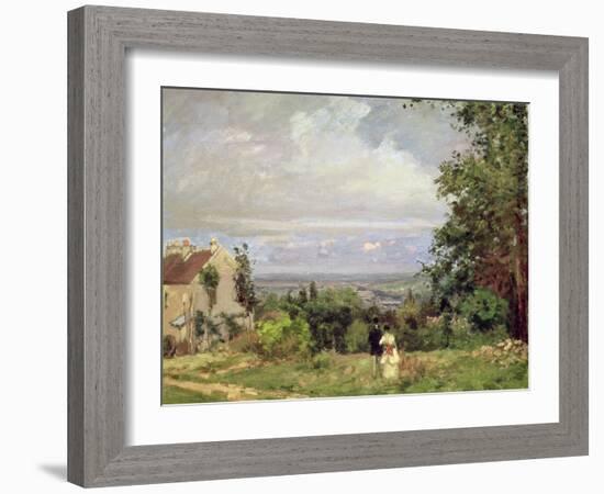Louveciennes, 1870-Camille Pissarro-Framed Giclee Print