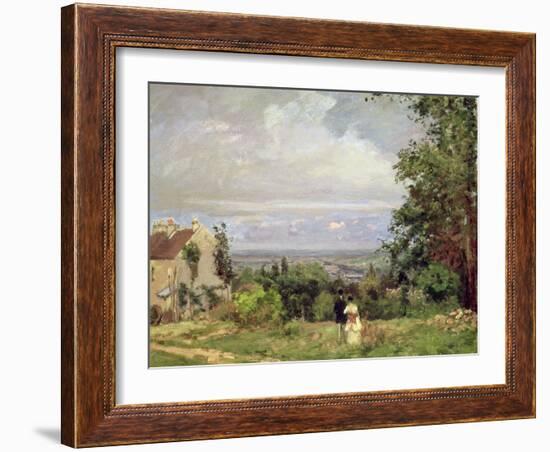 Louveciennes, 1870-Camille Pissarro-Framed Giclee Print