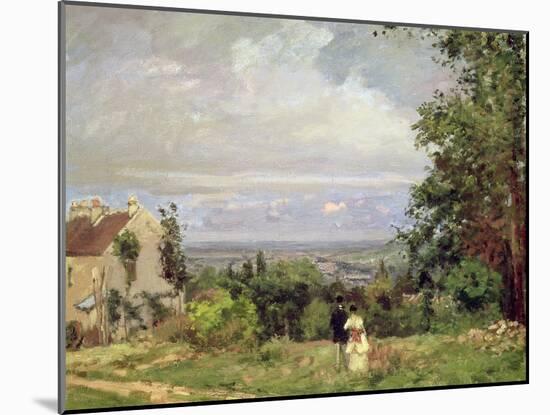 Louveciennes, 1870-Camille Pissarro-Mounted Giclee Print