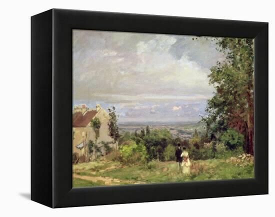 Louveciennes, 1870-Camille Pissarro-Framed Premier Image Canvas