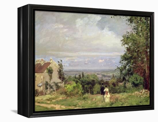 Louveciennes, 1870-Camille Pissarro-Framed Premier Image Canvas