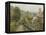 Louveciennes. Sentier de la Mi-Côte dit autrefois Hauteurs de Marly-Alfred Sisley-Framed Premier Image Canvas