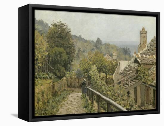 Louveciennes. Sentier de la Mi-Côte dit autrefois Hauteurs de Marly-Alfred Sisley-Framed Premier Image Canvas