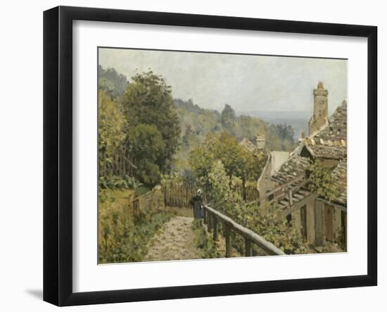 Louveciennes. Sentier de la Mi-Côte dit autrefois Hauteurs de Marly-Alfred Sisley-Framed Giclee Print