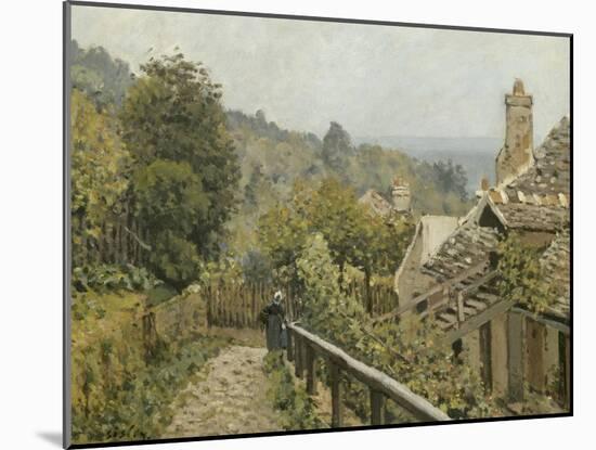 Louveciennes. Sentier de la Mi-Côte dit autrefois Hauteurs de Marly-Alfred Sisley-Mounted Giclee Print