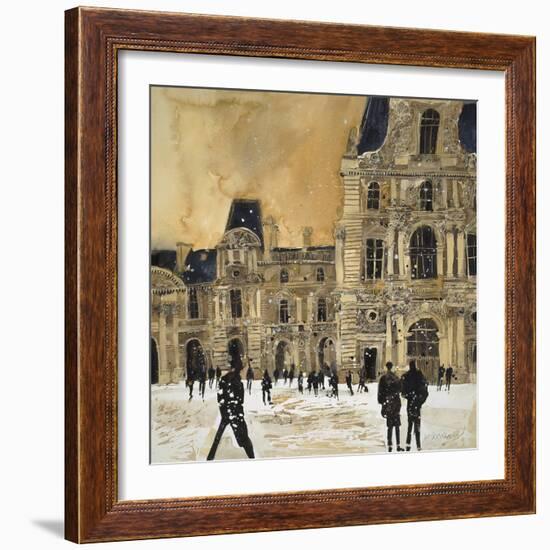 Louvre 5, Paris-Susan Brown-Framed Giclee Print