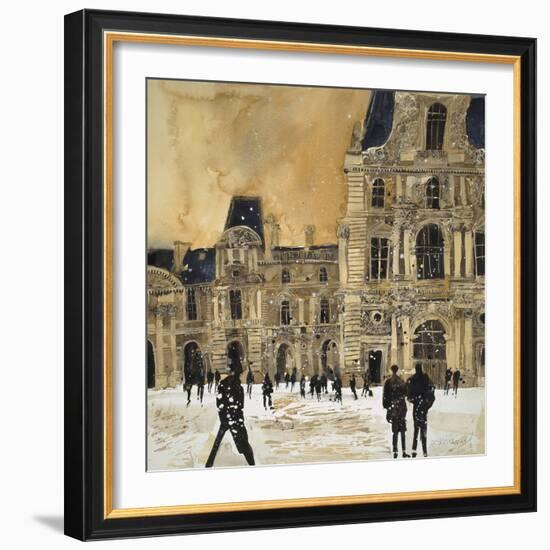 Louvre 5, Paris-Susan Brown-Framed Giclee Print