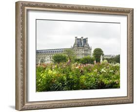Louvre Museum and Tuileries Garden-Sylvia Gulin-Framed Photographic Print