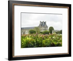 Louvre Museum and Tuileries Garden-Sylvia Gulin-Framed Photographic Print