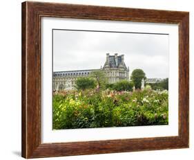 Louvre Museum and Tuileries Garden-Sylvia Gulin-Framed Photographic Print