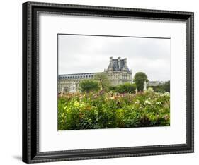 Louvre Museum and Tuileries Garden-Sylvia Gulin-Framed Photographic Print