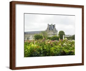 Louvre Museum and Tuileries Garden-Sylvia Gulin-Framed Photographic Print