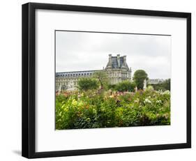 Louvre Museum and Tuileries Garden-Sylvia Gulin-Framed Photographic Print