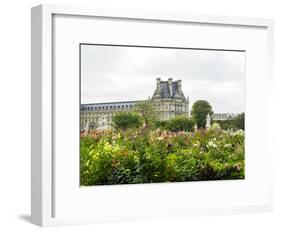 Louvre Museum and Tuileries Garden-Sylvia Gulin-Framed Photographic Print