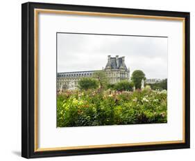 Louvre Museum and Tuileries Garden-Sylvia Gulin-Framed Photographic Print