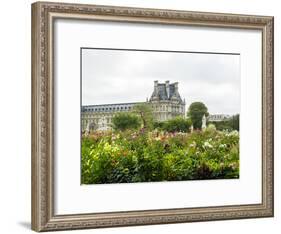 Louvre Museum and Tuileries Garden-Sylvia Gulin-Framed Photographic Print