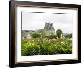 Louvre Museum and Tuileries Garden-Sylvia Gulin-Framed Photographic Print