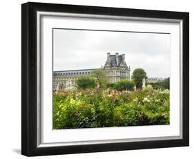 Louvre Museum and Tuileries Garden-Sylvia Gulin-Framed Photographic Print