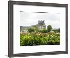 Louvre Museum and Tuileries Garden-Sylvia Gulin-Framed Photographic Print