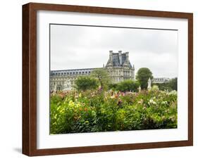 Louvre Museum and Tuileries Garden-Sylvia Gulin-Framed Photographic Print