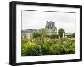 Louvre Museum and Tuileries Garden-Sylvia Gulin-Framed Photographic Print