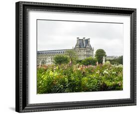 Louvre Museum and Tuileries Garden-Sylvia Gulin-Framed Photographic Print
