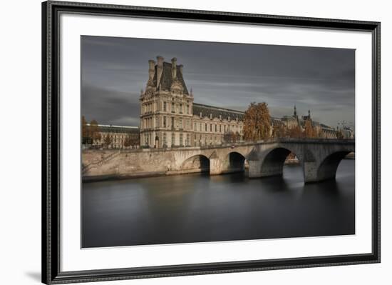 Louvre on Autumn-Moises Levy-Framed Giclee Print