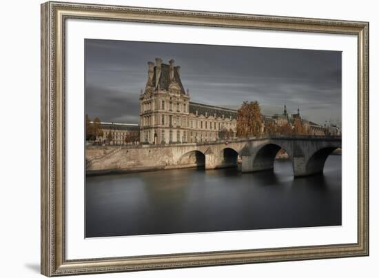 Louvre on Autumn-Moises Levy-Framed Giclee Print