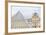 Louvre Palace And Pyramid II-Cora Niele-Framed Giclee Print