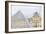 Louvre Palace And Pyramid II-Cora Niele-Framed Giclee Print