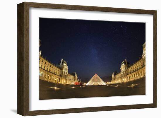 Louvre Pyramid, Paris, France-Sebastien Lory-Framed Photographic Print