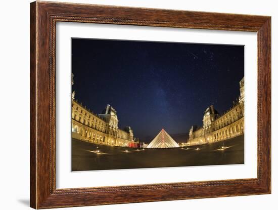 Louvre Pyramid, Paris, France-Sebastien Lory-Framed Photographic Print