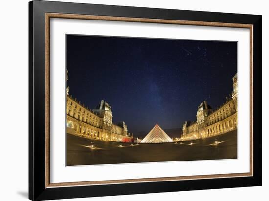 Louvre Pyramid, Paris, France-Sebastien Lory-Framed Photographic Print