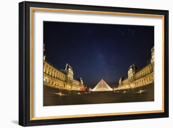 Louvre Pyramid, Paris, France-Sebastien Lory-Framed Photographic Print