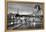 Louvre with Eiffel Tower Vista #2-Alan Blaustein-Framed Premier Image Canvas