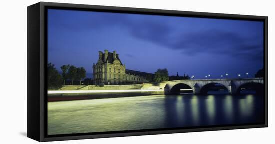 Louvre-Moises Levy-Framed Stretched Canvas