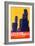 Louxor Hotel Luggage Label-Z-Framed Art Print